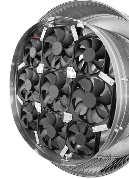 Model ASF-16-RF | Aura Solar Attic Fan | 16" Diameter | Roof Turbine Retrofit