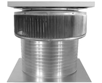 Model ASF - 18 - C12 | Aura Solar Fan | 18" Diameter | 12" Tall Collar | CFM: 1740 - Active Ventilation Products