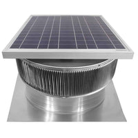 Model ASF - 18 - C4 | Aura Solar Fan | 8" Diameter | 4" Tall Collar | CFM: 1740 - Active Ventilation Products
