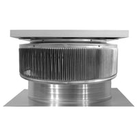 Model ASF - 18 - C4 | Aura Solar Fan | 8" Diameter | 4" Tall Collar | CFM: 1740 - Active Ventilation Products