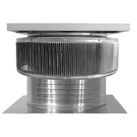 Model ASF - 18 - C6 | Aura Solar Fan | 18" Diameter | 6" Tall Collar | CFM: 1740 - Active Ventilation Products