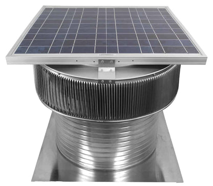 Model ASF-20-C12 | Aura Solar Fan | 20" Diameter | 12" Tall Collar |CFM: 2029