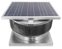 Aura Solar Exhaust Fan 2,029 CFM | 20" Diameter | 4" Tall Collar | Curb Mount Flange - Active Ventilation Products