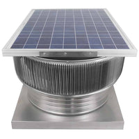 Aura Solar Exhaust Fan 2,029 CFM | 20" Diameter | 6" Tall Collar | Curb Mount Flange - Active Ventilation Products