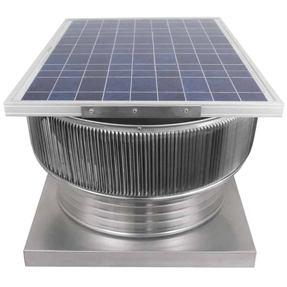 Aura Solar Exhaust Fan 2,029 CFM | 20" Diameter | 6" Tall Collar  | Curb Mount Flange