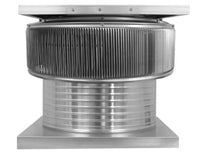 Aura Solar Exhaust Fan 2,029 CFM | 20" Diameter | 8" Tall Collar | Curb Mount Flange - Active Ventilation Products