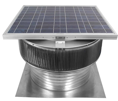 Model ASF-20-C8 | Aura Solar Fan | 20" Diameter | 8" Tall Collar | CFM: 2029