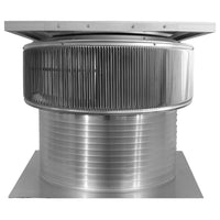 Model ASF - 24 - C12 | Aura Solar Fan | 24" Diameter | 12" Tall Collar | CFM: 2971 - Active Ventilation Products