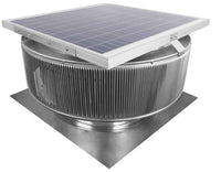 Model ASF - 24 - C2 | Aura Solar Fan | 24" Diameter | 2" Tall Collar | CFM: 2971 - Active Ventilation Products