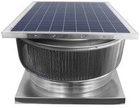 Aura Solar Exhaust Fan 2,971 CFM | 24" Diameter | 4" Tall Collar | Curb Mount Flange - Active Ventilation Products