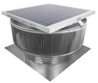 Model ASF - 24 - C4 | Aura Solar Fan | 24" Diameter | 4" Tall Collar | CFM: 2971 - Active Ventilation Products
