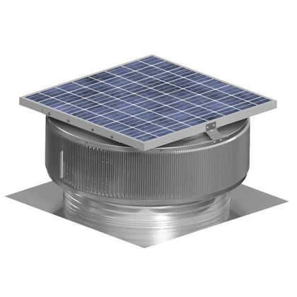 Model ASF-24-C4 | Aura Solar Fan | 24" Diameter | 4" Tall Collar | CFM: 2971