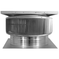Model ASF - 24 - C4 | Aura Solar Fan | 24" Diameter | 4" Tall Collar | CFM: 2971 - Active Ventilation Products