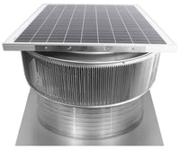 Model ASF - 24 - C6 | Aura Solar Fan | 24" Diameter | 6" Tall Collar | CFM: 2971 - Active Ventilation Products
