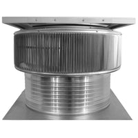 Model ASF - 24 - C8 | Aura Solar Fan | 24" Diameter | 8" Tall Collar | CFM: 2971 - Active Ventilation Products