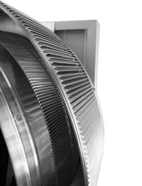 Aura Solar Exhaust Fan 2,971 CFM | 24" Diameter | 8" Tall Collar | Curb Mount Flange - Active Ventilation Products