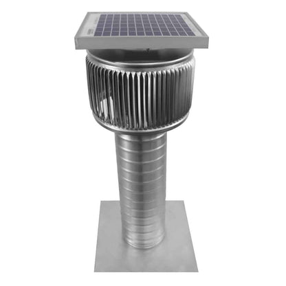 Model ASF-4-C12 | Aura Solar Fan | 4" Diameter | 12" Tall Collar | CFM: 91