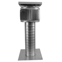Model ASF - 4 - C12 | Aura Solar Fan | 4" Diameter | 12" Tall Collar | CFM: 91 - Active Ventilation Products