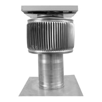 Model ASF - 4 - C4 | Aura Solar Fan | 4" Diameter | 4" Tall Collar | CFM: 91 - Active Ventilation Products