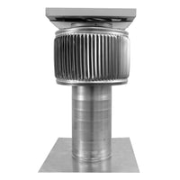 Model ASF - 4 - C6 | Aura Solar Fan | 4" Diameter | 6" Tall Collar | CFM: 91 - Active Ventilation Products