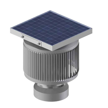 Model ASF-4-PVC | Aura Solar Fan |  4" Diameter  | PVC Pipe Schedule 40 & 80