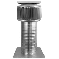 Model ASF - 6 - C12 | Aura Solar Fan | 6" Diameter | 12" Tall Collar | CFM: 205 - Active Ventilation Products