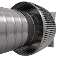 Aura Solar Exhaust Fan 205 CFM | 6" Diameter | 12" Tall Collar | Curb Mount Flange - Active Ventilation Products