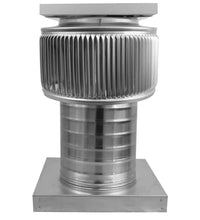 Aura Solar Exhaust Fan 205 CFM | 6" Diameter | 6" Tall Collar | Curb Mount Flange - Active Ventilation Products