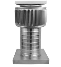 Aura Solar Exhaust Fan 205 CFM | 6" Diameter | 8" Tall Collar | Curb Mount Flange - Active Ventilation Products