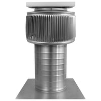 Model ASF - 6 - C8 | Aura Solar Fan | 6" Diameter | 8" Tall Collar | CFM: 205 - Active Ventilation Products