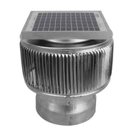 Model ASF - 6 - PVC | Aura Solar Fan | 6" Diameter | PVC Pipe Schedule 40 & 80 - Active Ventilation Products