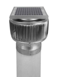 Model ASF - 6 - PVC | Aura Solar Fan | 6" Diameter | PVC Pipe Schedule 40 & 80 - Active Ventilation Products