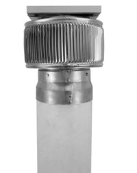 Model ASF - 6 - PVC | Aura Solar Fan | 6" Diameter | PVC Pipe Schedule 40 & 80 - Active Ventilation Products