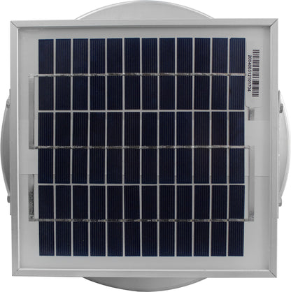 Model ASF-6-C2 | Aura Solar Fan | 6" Diameter | 2" Tall Collar | CFM: 205