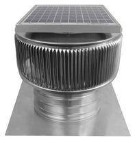 Model ASF - 8 - C4 | Aura Solar Fan | 8" Diameter | 4" Tall Collar | CFM: 365 - Active Ventilation Products