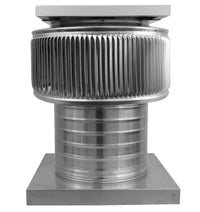 Aura Solar Exhaust Fan 365 CFM | 8" Diameter | 6" Tall Collar | Curb Mount Flange - Active Ventilation Products
