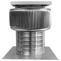 Model ASF - 8 - C6 | Aura Solar Fan | 8" Diameter | 6" Tall Collar | CFM: 365 - Active Ventilation Products