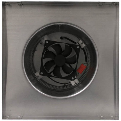 Aura Solar Exhaust Fan 365 CFM | 8" Diameter | 8" Tall Collar  | Curb Mount Flange