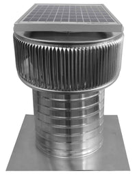 Model ASF - 8 - C8 | Aura Solar Fan | 8" Diameter | 8" Tall Collar | CFM: 365 - Active Ventilation Products