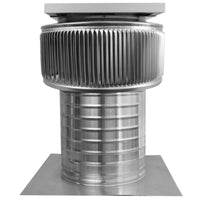 Model ASF - 8 - C8 | Aura Solar Fan | 8" Diameter | 8" Tall Collar | CFM: 365 - Active Ventilation Products