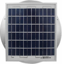 Model ASF - 8 - C12 | Aura Solar Fan | 8" Diameter | 12" Tall Collar | CFM: 365 - Active Ventilation Products