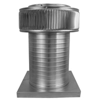 Model AF - 10 - C12 - CMF | Aura Fan | 10" Diameter | 12" Tall Collar | Curb Mount Flange | CFM: 500 - Active Ventilation Products