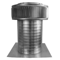 Gravity Ventilator - Aura Ventilator | 10" Diameter | 12" Tall Collar | Flat Base - Active Ventilation Products
