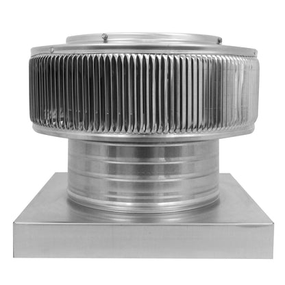 Model AF-10-C4-CMF | Aura Fan | 10" Diameter | 4" Tall Collar | Curb Mount Flange | CFM: 500