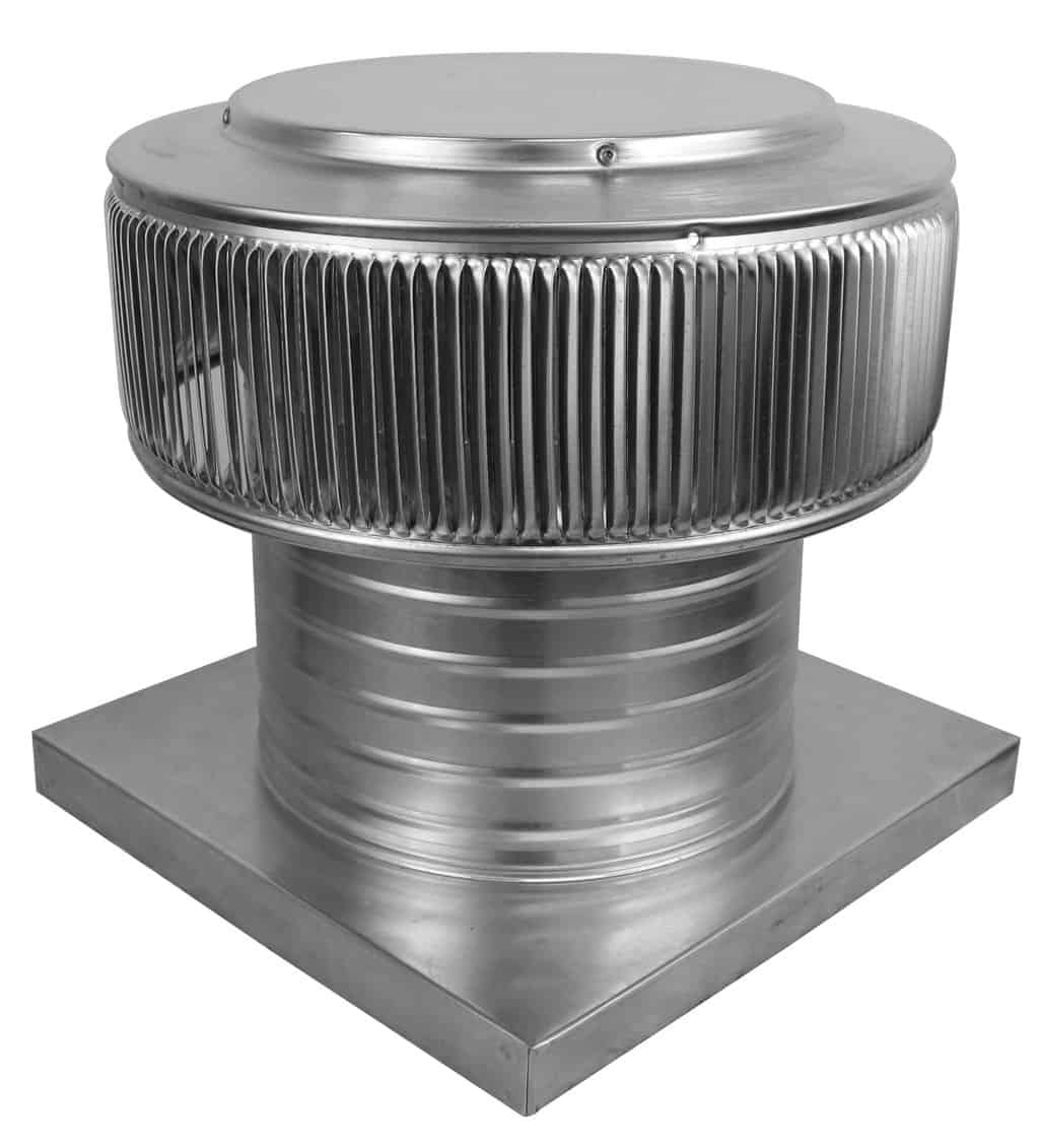 Aura Gravity Roof Ventilator 78 NFA |  10" Diameter | 6" Tall Collar  | Curb Mount Flange