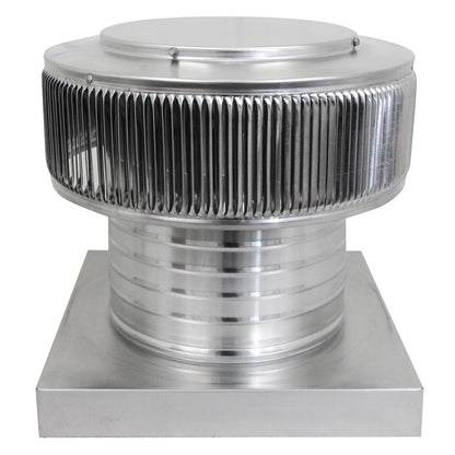 Model AF-10-C6-CMF | Aura Fan | 10" Diameter | 6" Tall Collar | Curb Mount Flange | CFM: 500