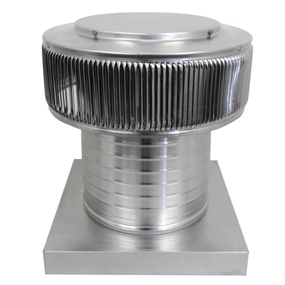 Model AF-10-C8-CMF | Aura Fan | 10" Diameter | 8" Tall Collar | Curb Mount Flange | CFM: 500