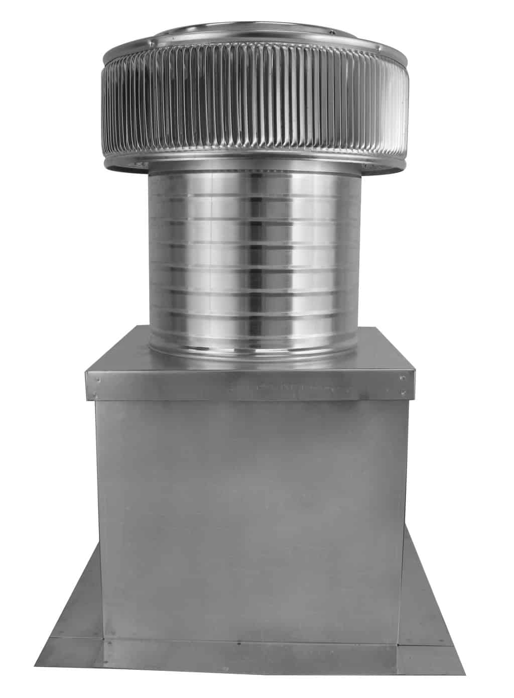 Aura Gravity Roof Ventilator 78 NFA |  10" Diameter | 8" Tall Collar  | Curb Mount Flange