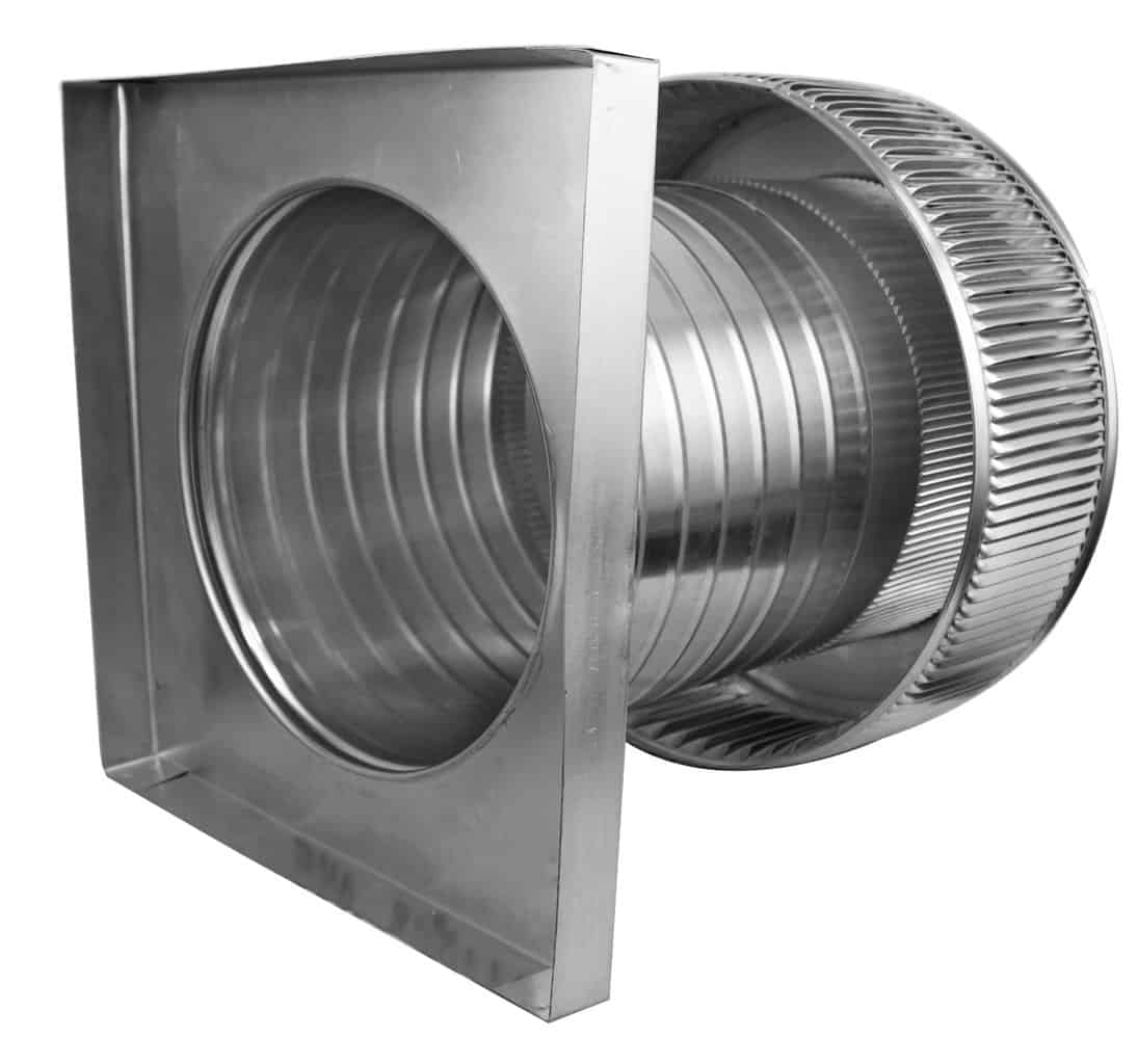 Aura Gravity Roof Ventilator 78 NFA |  10" Diameter | 8" Tall Collar  | Curb Mount Flange