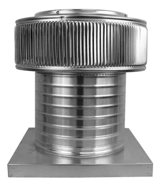 Aura Gravity Roof Ventilator 78 NFA |  10" Diameter | 8" Tall Collar  | Curb Mount Flange